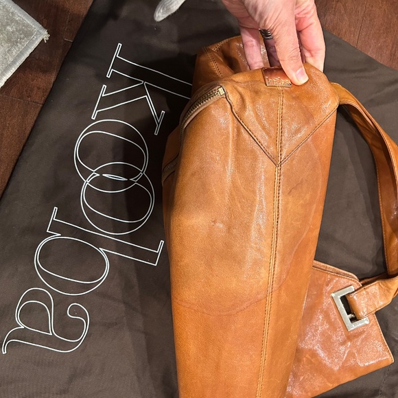 Kooba Tan 100 percent leather large shoulder bag - Picture 9 of 13